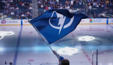 Tampa Bay Lightning Pregame Flag