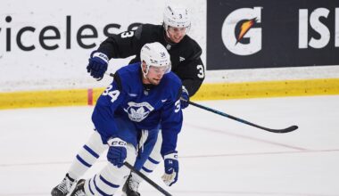 Auston Matthews 'super happy' to pass first physical test at Toronto Maple Leafs camp