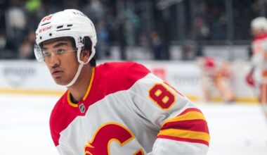 Zayne Parekh paired with Bahl as Calgary Flames host Seattle Kraken