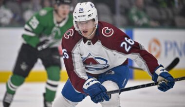 Avalanche's Jacob MacDonald Undergoes Hip Surgery, Out 5-6 Months
