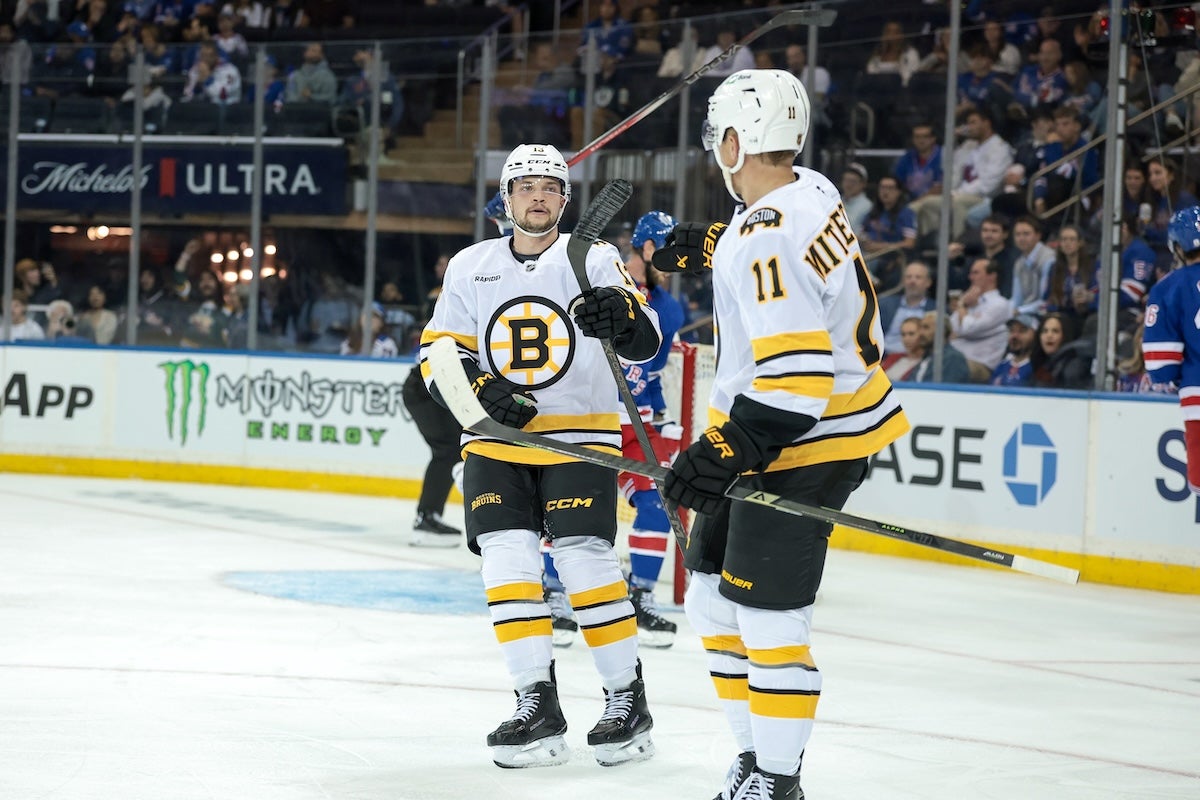 Bruins complete big comeback for first preseason win - 98.5 The Sports Hub