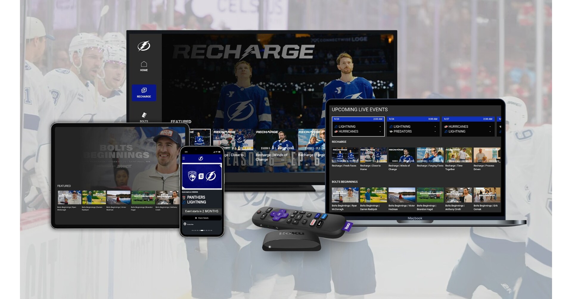 Tampa Bay Lightning Launches New DTC Streaming Service with ViewLift