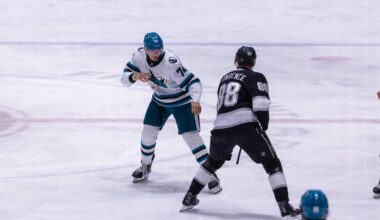 Sharks Locker Room: Wang Fight Sparks Comeback, How Havelid & Wetsch Are Improving (+)