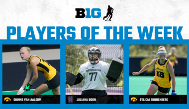 Iowa and Northwestern Take Home Field Hockey Honors