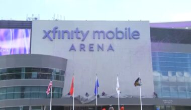 The renamed Xfinity Mobile Arena unveils new sign in South Philly – NBC10 Philadelphia