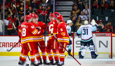 Flames Defeat Kraken 4-1 - The Hockey Writers - Calgary Flames