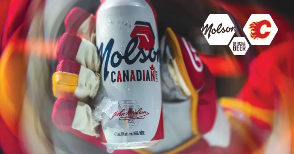 Calgary Flames name Molson Canadian new official beer