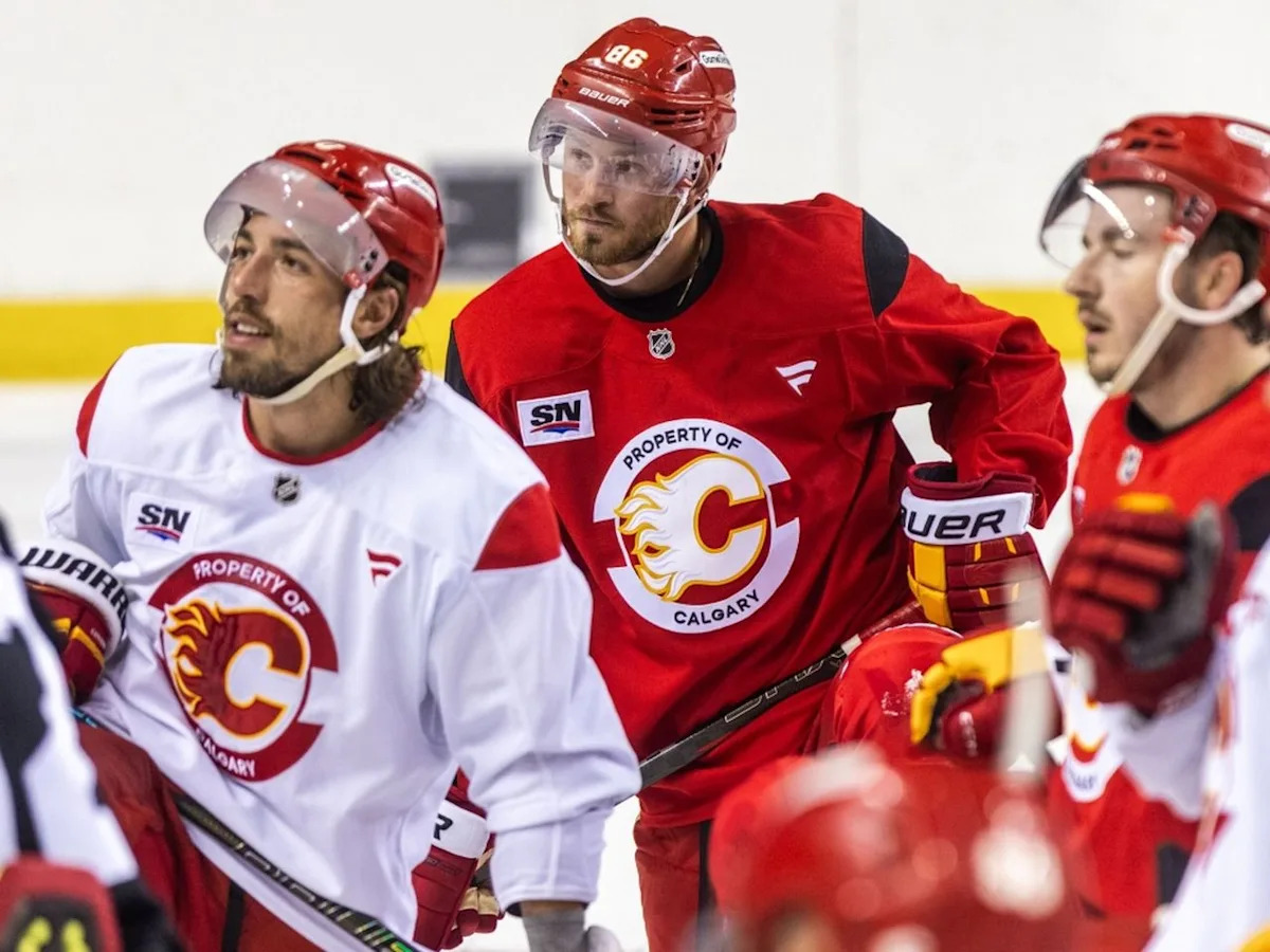 What do the Calgary Flames have in Joel Farabee?