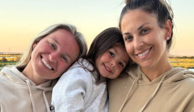 Matthew and Johnny Gaudreau's widows reunite on first anniversary of tragic NHL star's deaths on touching trip with kids