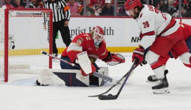 Reigning Stanley Cup champion Florida Panthers get another shot at eliminating Carolina Hurricanes in Eastern final