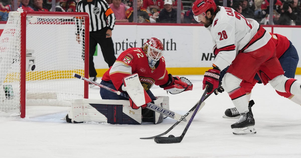 Reigning Stanley Cup champion Florida Panthers get another shot at eliminating Carolina Hurricanes in Eastern final