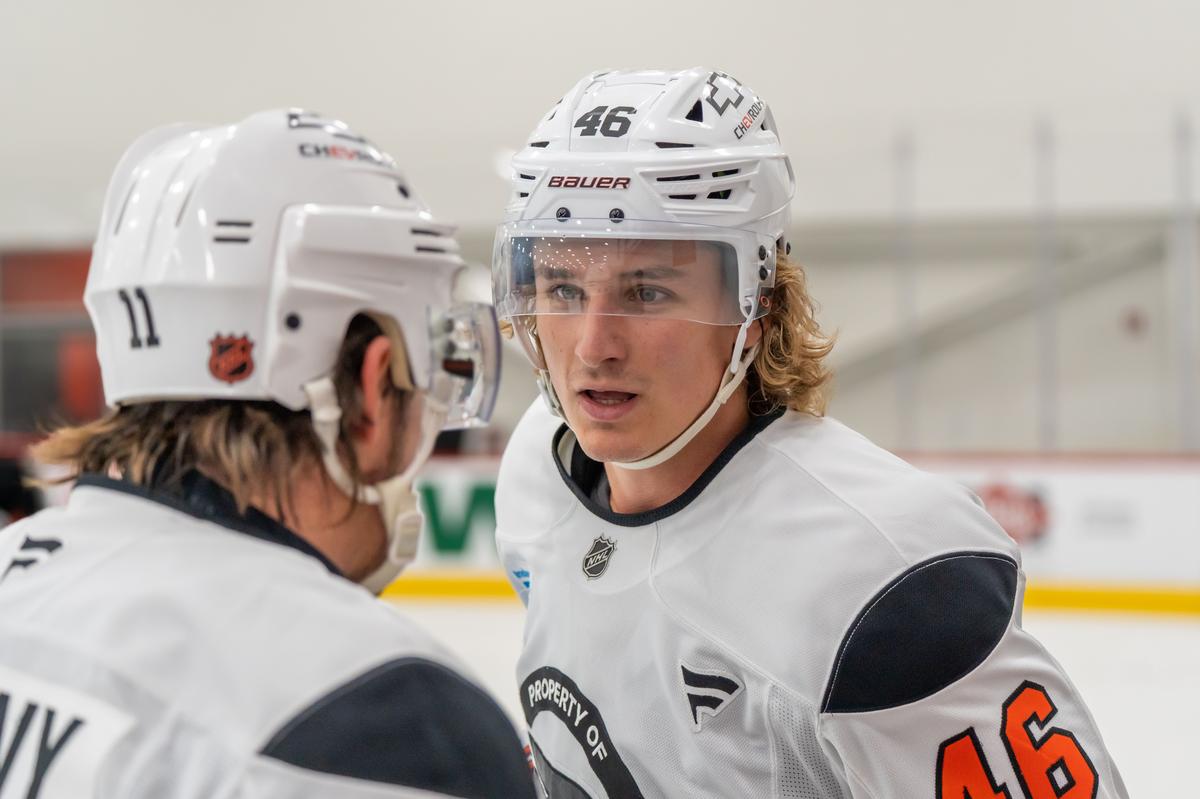 New Flyer Zegras Confident, Comfortable, and Learning at Center