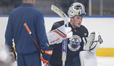 Oilers prospect begins pro journey by taking on McDavid and Draisaitl