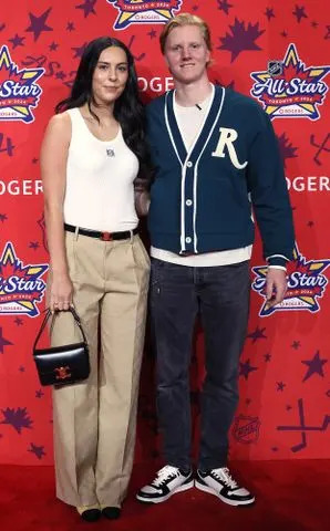 Bruce Bennett/Getty Carolina Matovac and Rasmus Dahlin