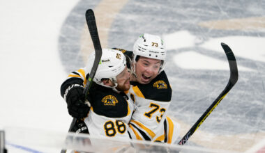 Bruins Informal Skate Reveals Charlie McAvoy’s Growing Role