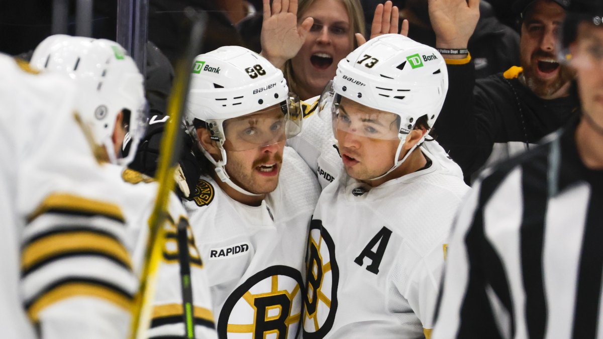 David Pastrnak insists expectations have not changed for Bruins – NBC Sports Boston