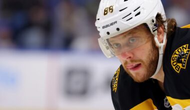 David Pastrnak Says Bruins 'Won't Accept' Last Season's Struggles
