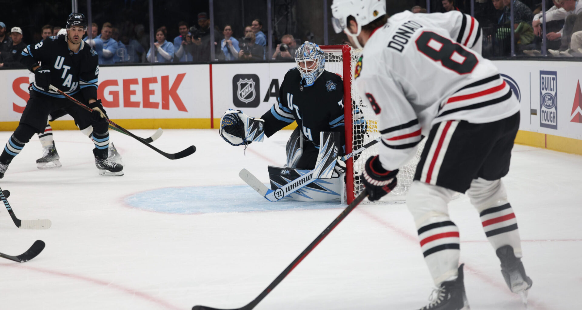 Arvid Soderblom Impresses and Seth Jones Expresses in Blackhawks 2-1 Loss Against the Utah Hockey Club