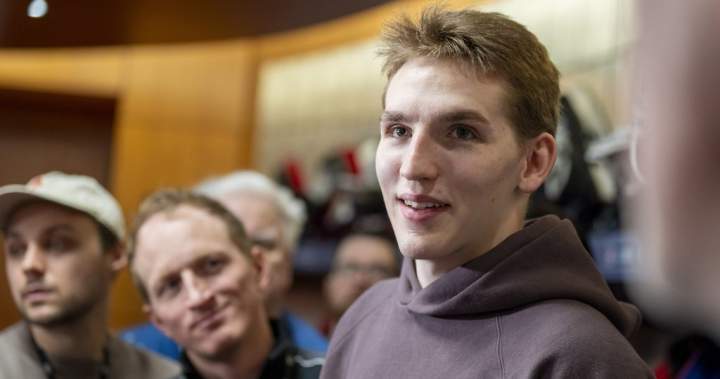 Canadiens’ Hutson says he’s a ‘USA Hockey player’ after dad’s comments spark stir