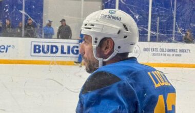 Brutal blow to Milan Lucic in St. Louis amid NHL return