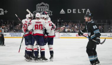 Ovechkin scores 2 goals in win against Utah