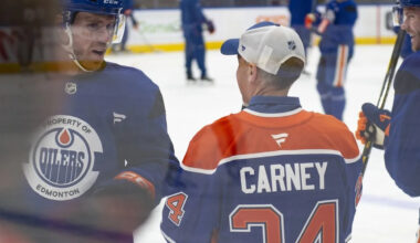 Mark Carney says Connor McDavid unsigned is a crisis, jokes about helping him in the next budget