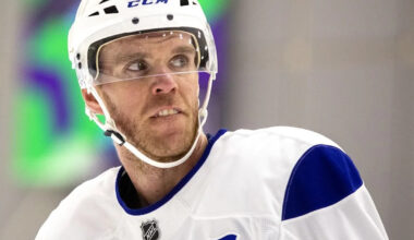 Oilers open camp by putting McDavid between a pair of question marks