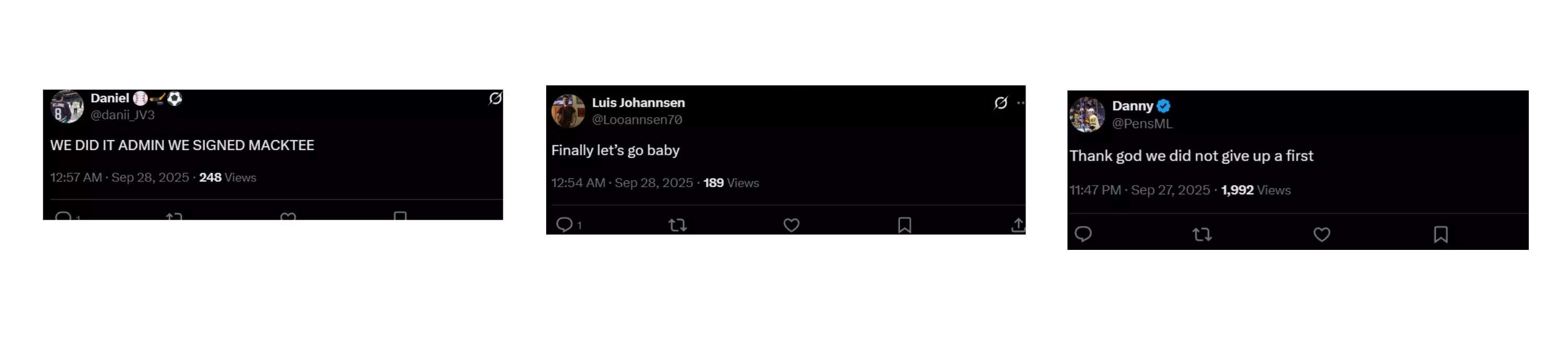 Fans have exploded across social media