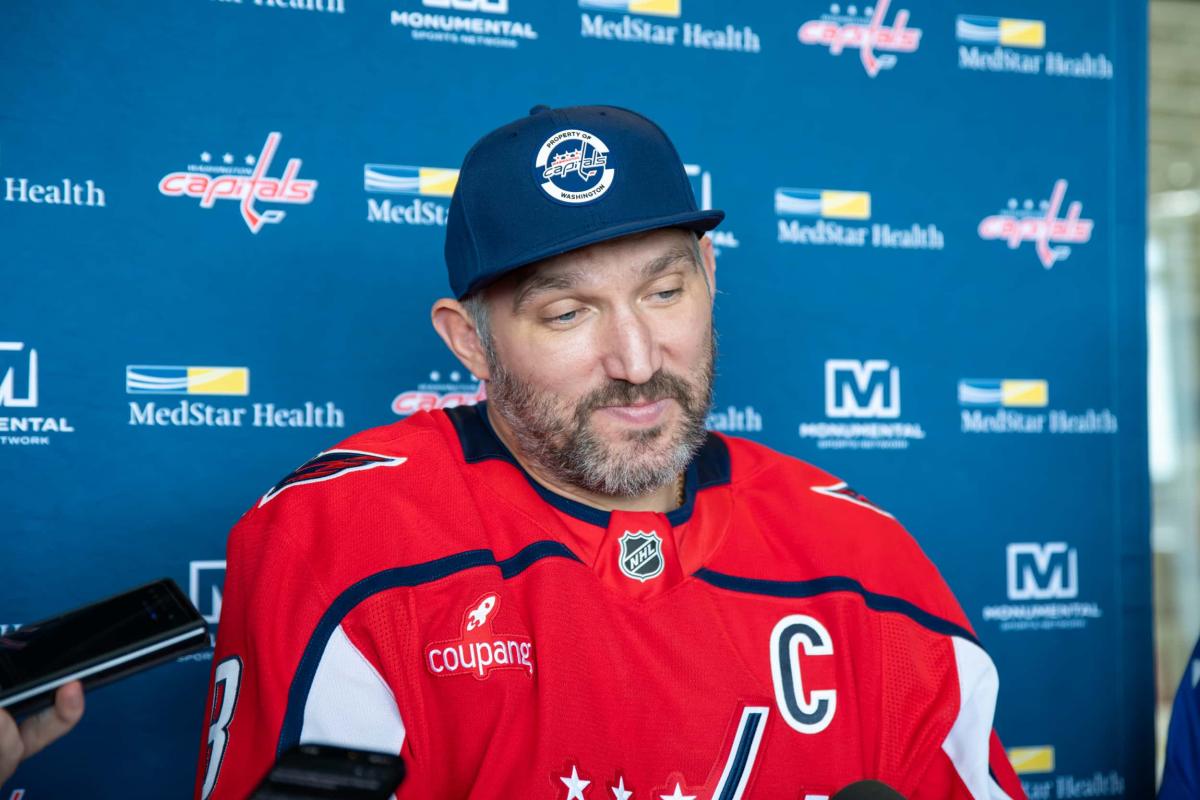 Alex Ovechkin, despite his jokes, will miss the Capitals’ preseason game in Hershey with a lower-body injury