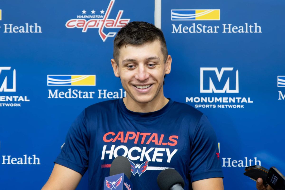 Martin Fehervary feels ’80-90 percent’ healthy after knee surgery, plans to be ready for Opening Night: ‘I’m happy to be in a regular jersey. I’m really excited.’