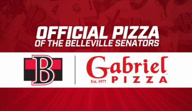 Belleville Sens drop the puck on 4-year partnership with Gabriel Pizza  – Belleville Sens