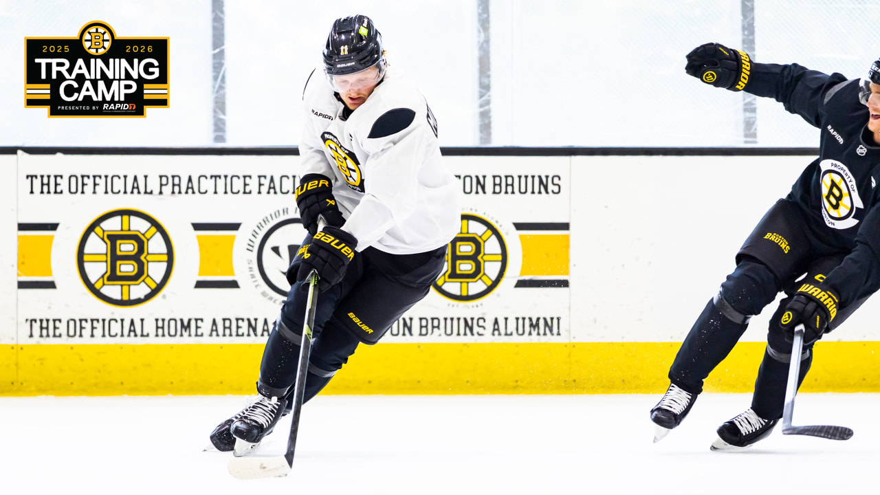 Mittelstadt Finds Chemistry with New Linemates as Bruins Camp Ramps Up