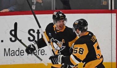 Sidney Crosby scores twice as Penguins edge Ducks 2-1 in overtime to end six-game losing streak