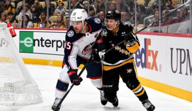 Penguins announce game lineup vs Columbus