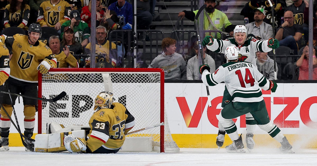 Golden Knights beat Wild 4-3 in overtime to even first round series