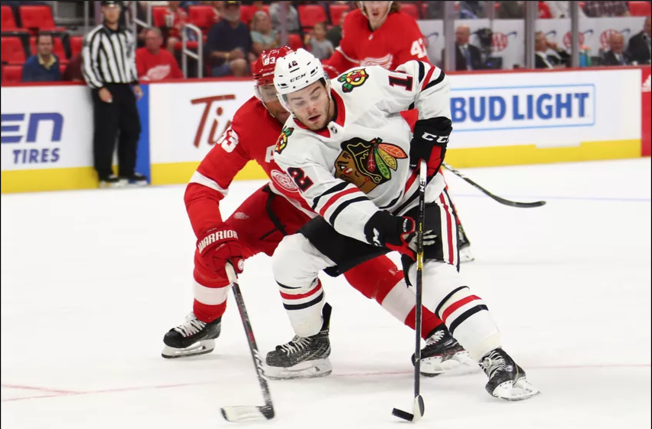 Chicago Blackhawks Drop Preseason Opener 3-2 to Red Wings: Defensive Struggles Stand Out