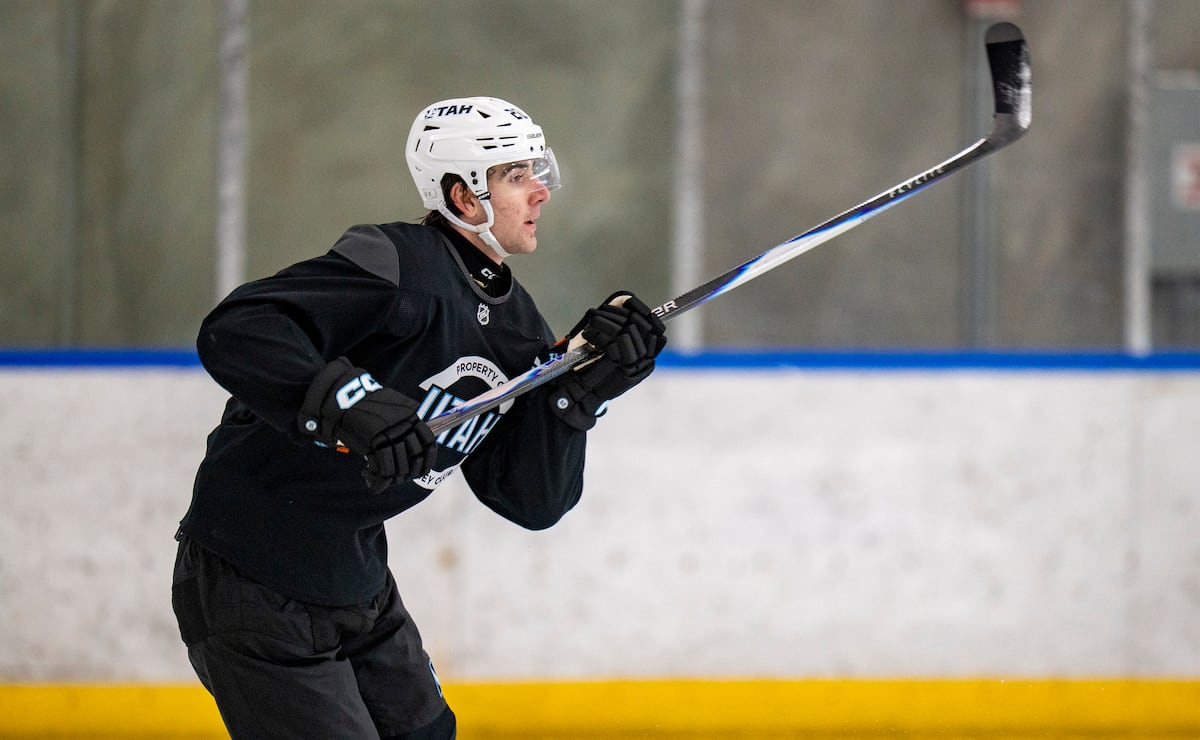 Utah Mammoth’s Dmitri Simashev learning NHL life with help from Mikhail Sergachev