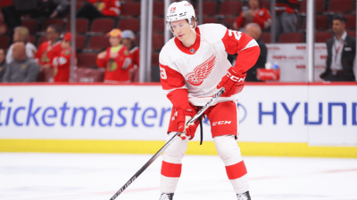 Detroit Red Wings prospect Nate Danielson injured in preseason loss to Buffalo Sabres