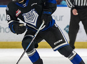 Top North Dakota recruit Keaton Verhoeff, fresh out of Major Junior.