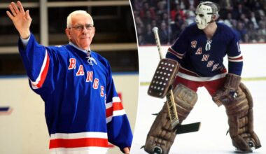 Eddie Giacomin, Rangers Hall of Famer, dead at 86