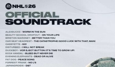 nhl 26 soundtrack