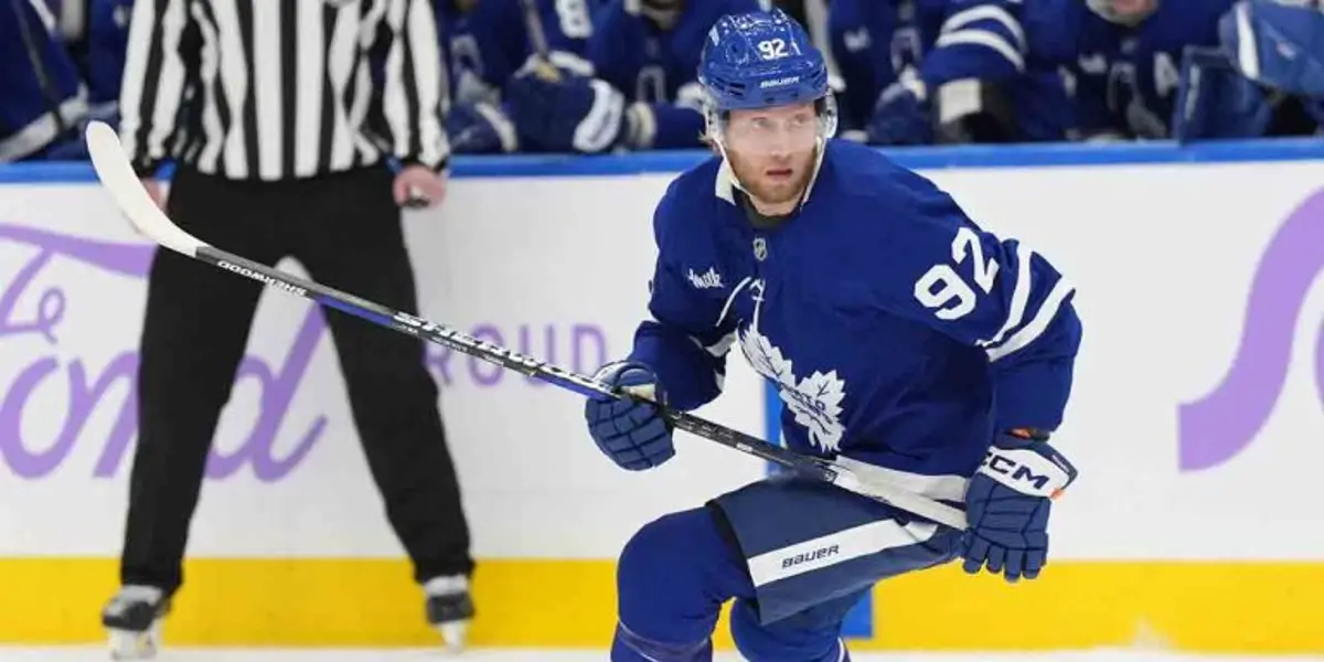 Alex Nylander of the Toronto Marlies skates for the puck