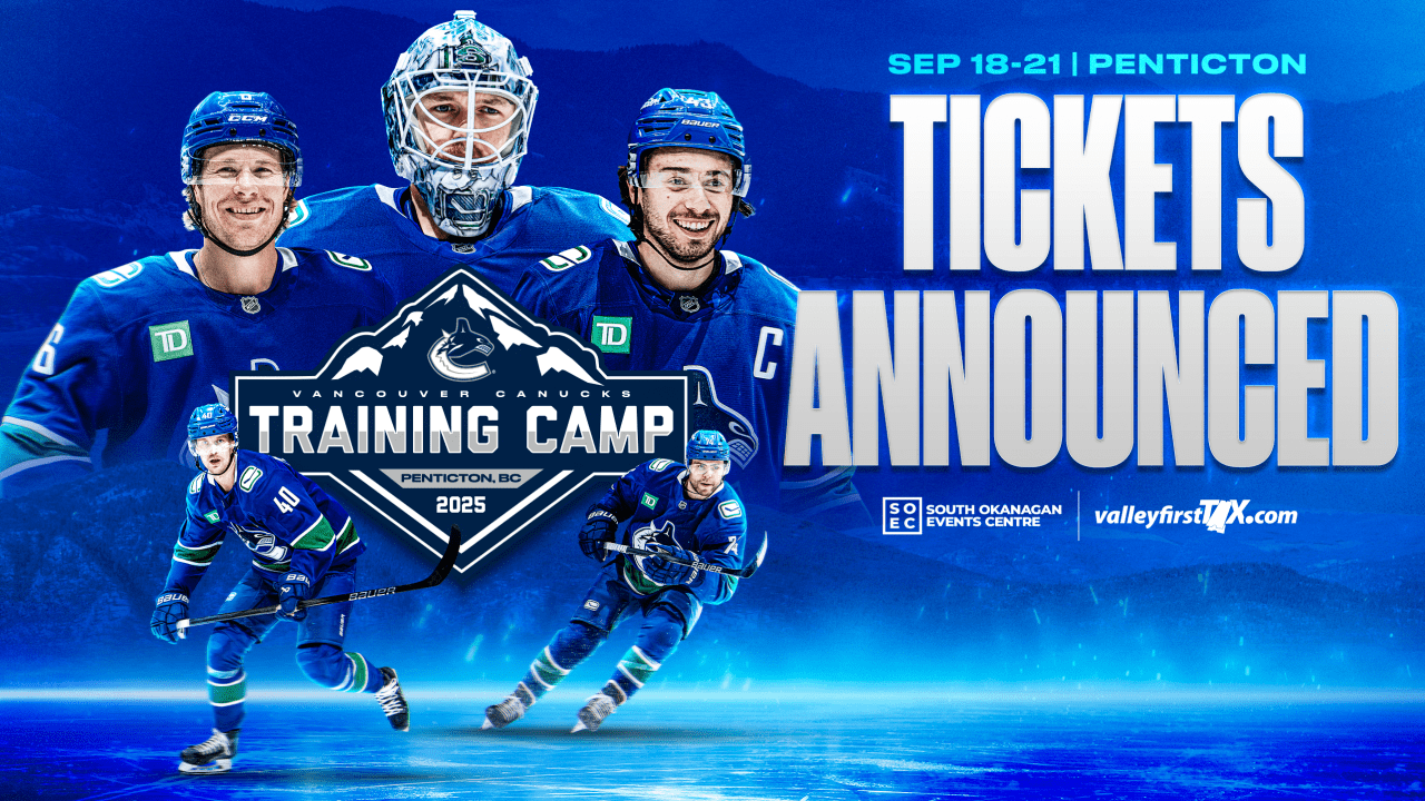 VANCOUVER CANUCKS ANNOUNCE TRAINING CAMP TICKETS ON SALE SEPTEMBER 9