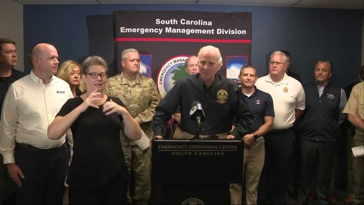 South Carolina: Governor McMaster storm preps