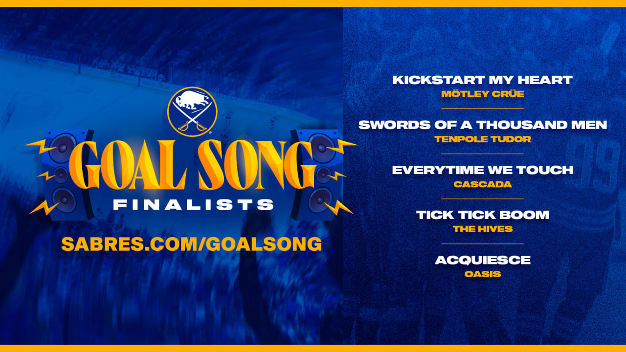 Vote now to decide the Sabres' 2025-26 goal song