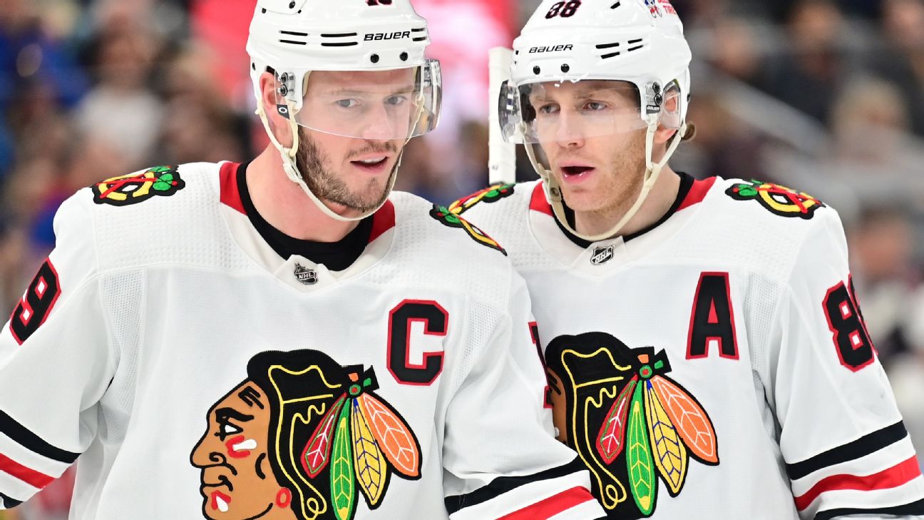 Patrick Kane: Jonathan Toews' return a 'great story' for NHL