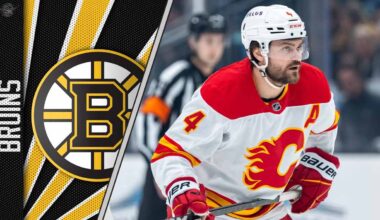 Calgary Flames Rasmus Andersson Boston Bruins trade rumor graphic