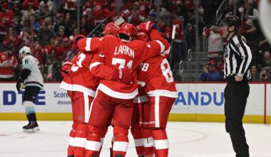 Red Wings overwhelm Kraken for seventh straight win