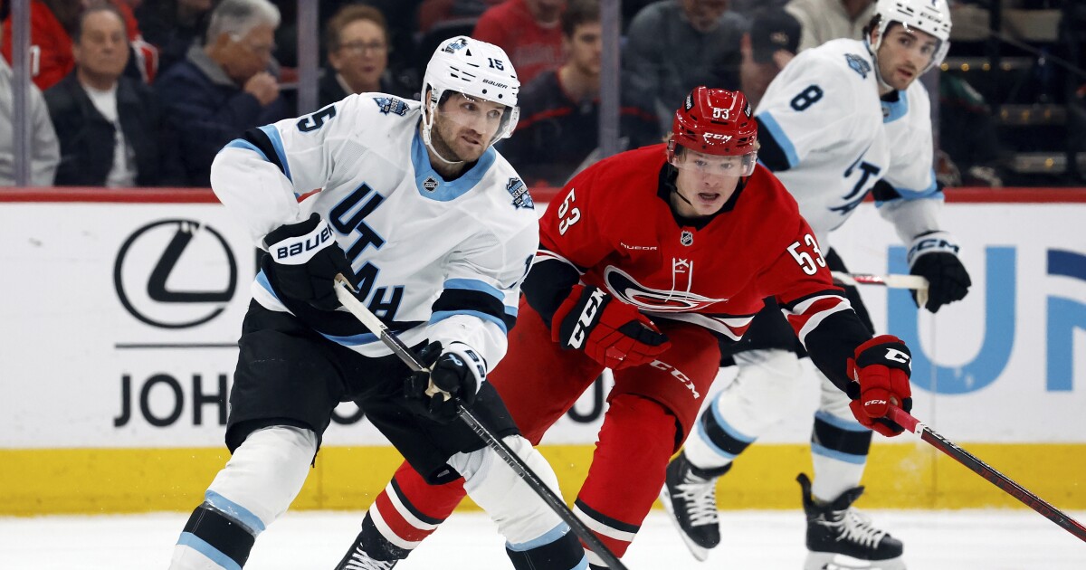 Seth Jarvis and Sebastian Aho help the Carolina Hurricanes beat Utah 7-3