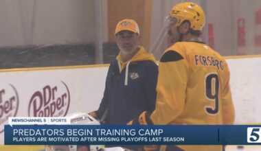 Preds have chip on their shoulder as training camp begins